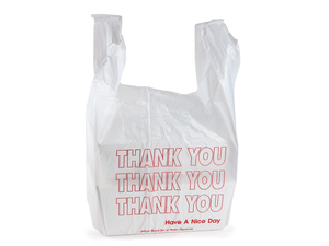 Plastic Thank You Bags