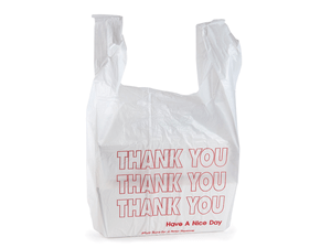 Plastic Thank You Bags