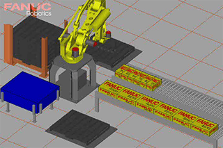 Fanuc Robotics Palletizing System