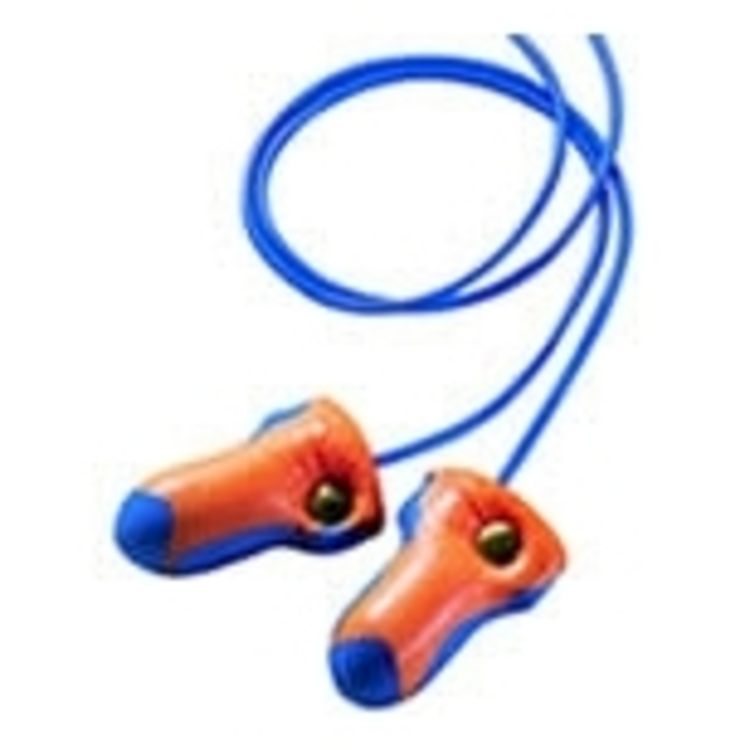 Laser-Trak Corded Earplug MD Orange/Blue